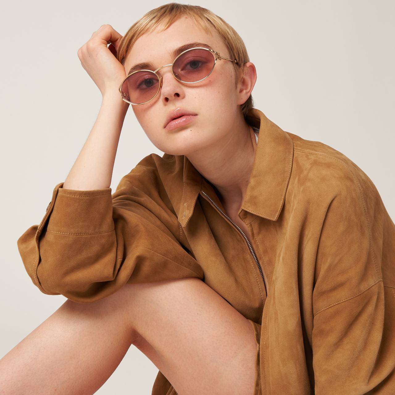 Lunettes de Soleil Ovales Vintage