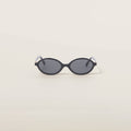 Lunettes de Soleil Ovales Noires