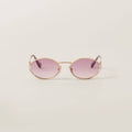 Lunettes de Soleil Ovales Vintage