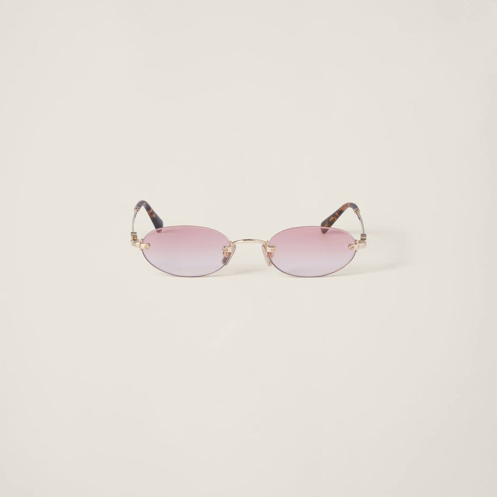 Lunettes de Soleil Ovales Sans Cerclage