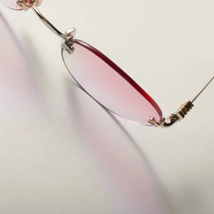 Lunettes de Soleil Ovales Sans Cerclage